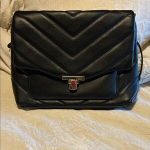 Quilted Black Crossbody Bag